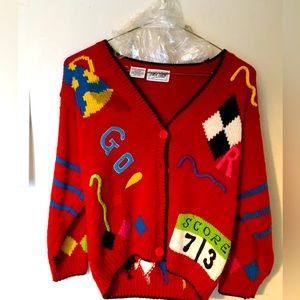 Youth cheerleading cardigan, large/6x